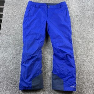 Columbia Bugaboo Snow Pants Women's XL Blue Ski Snowboard Omni‎ Heat Insulated